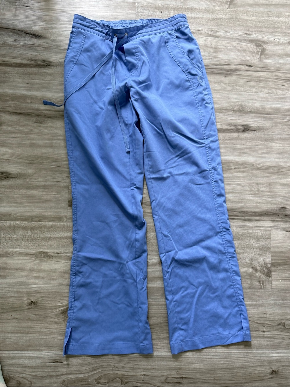 Women's Blue Boot Cut Scrub Pants